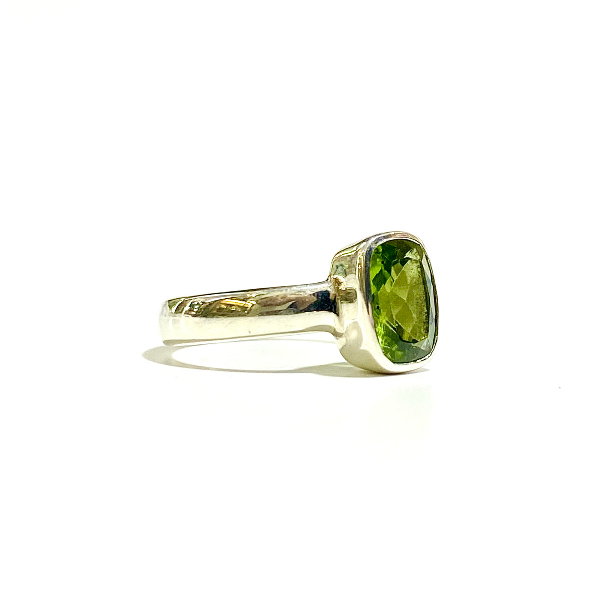 Sterling Silver Peridot Ring