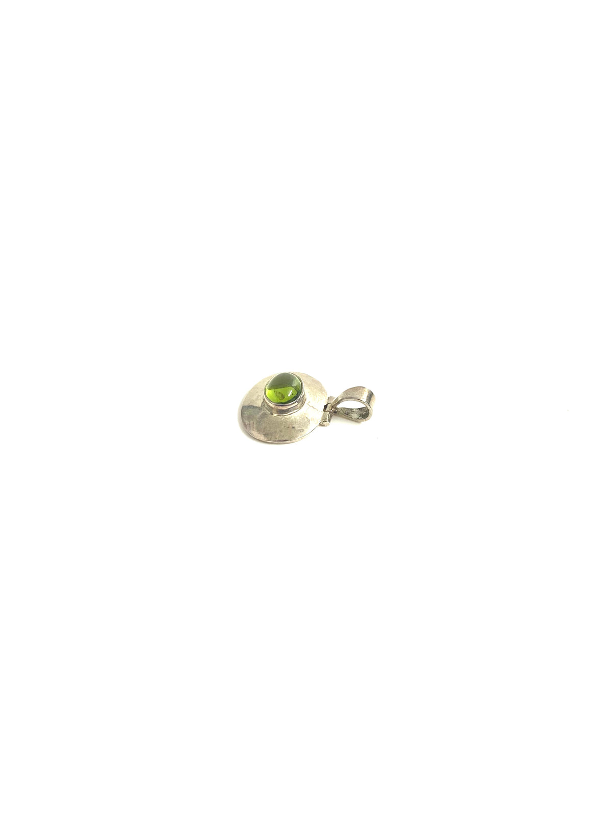 Sterling Silver Peridot Pendant