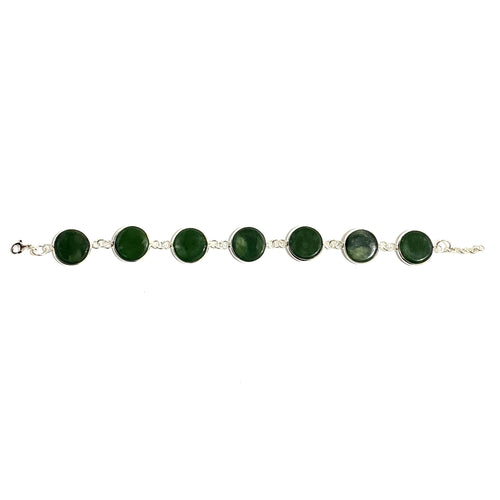 Round Nephrite Jade Bracelet