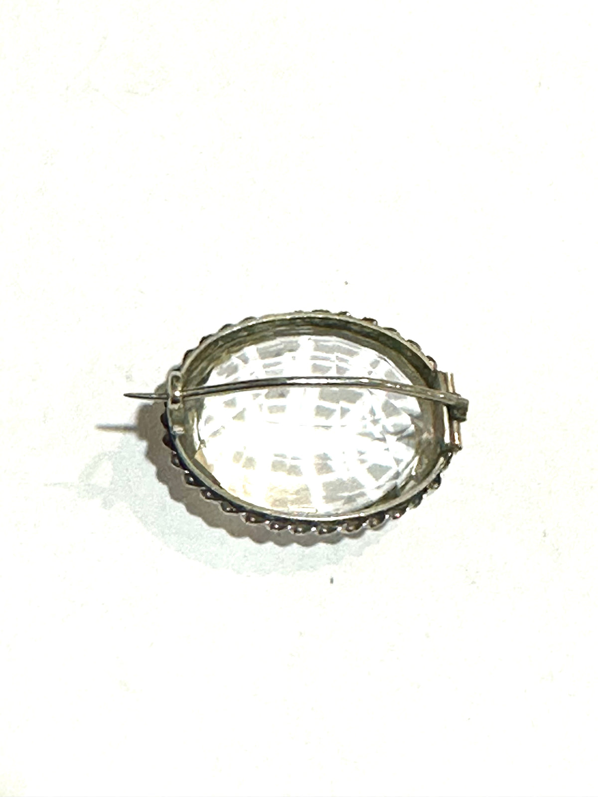 40ct Antique Rock Crystal Brooch
