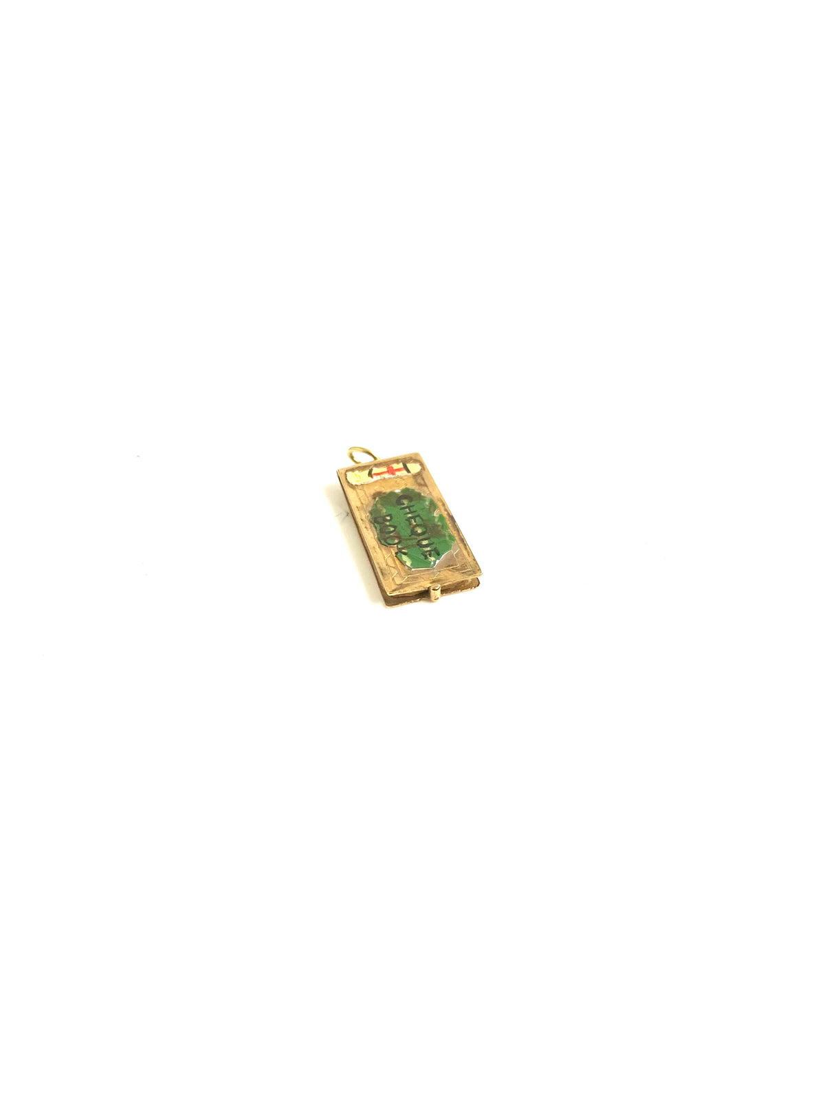 9ct Gold Cheque Book Charm
