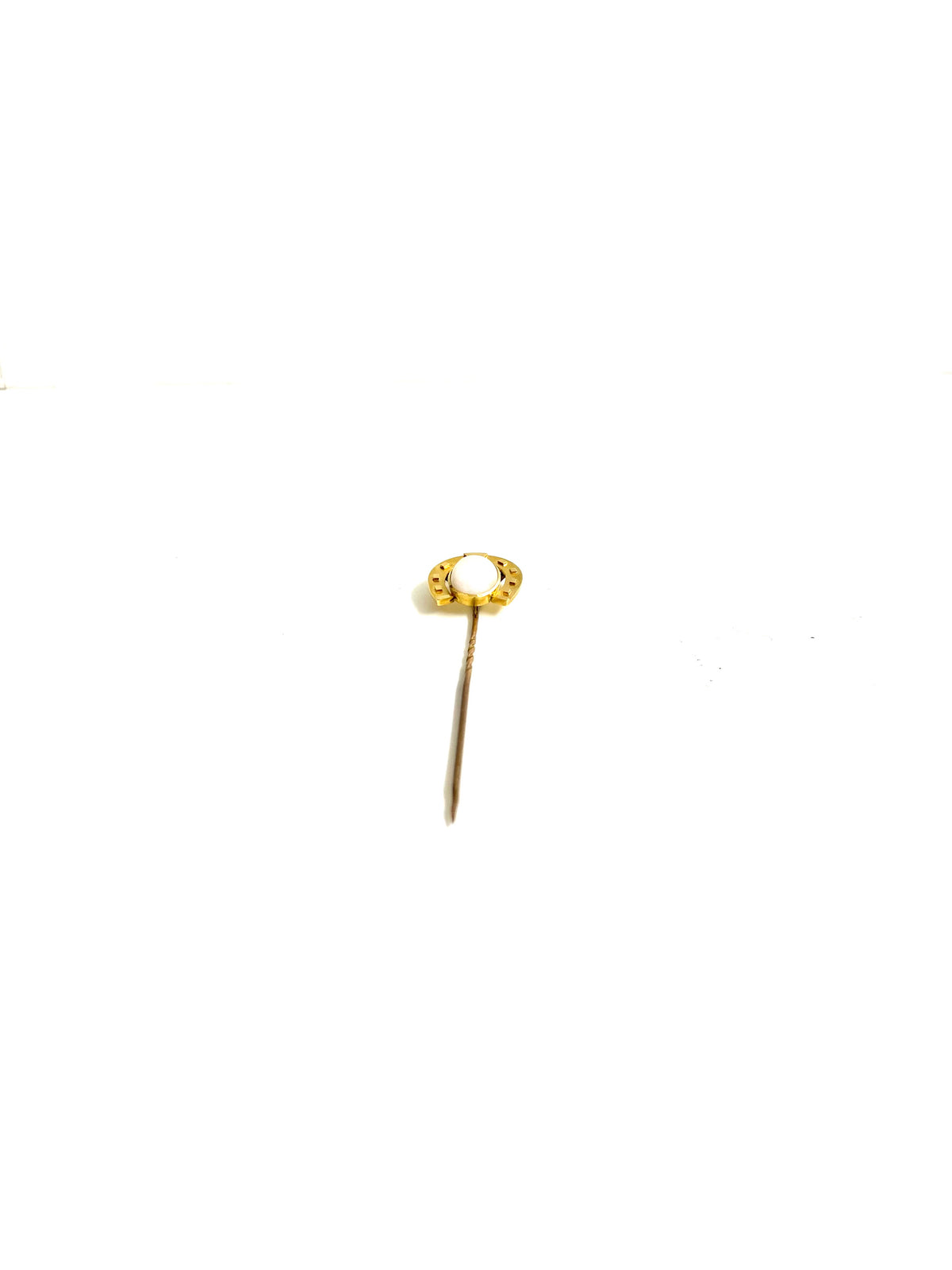 15ct Yellow Gold Opal Pin