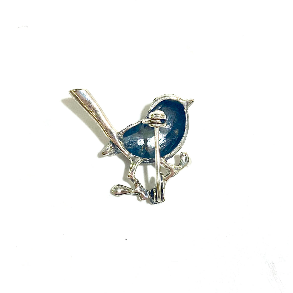Sterling Silver Marcasite Bird Brooch
