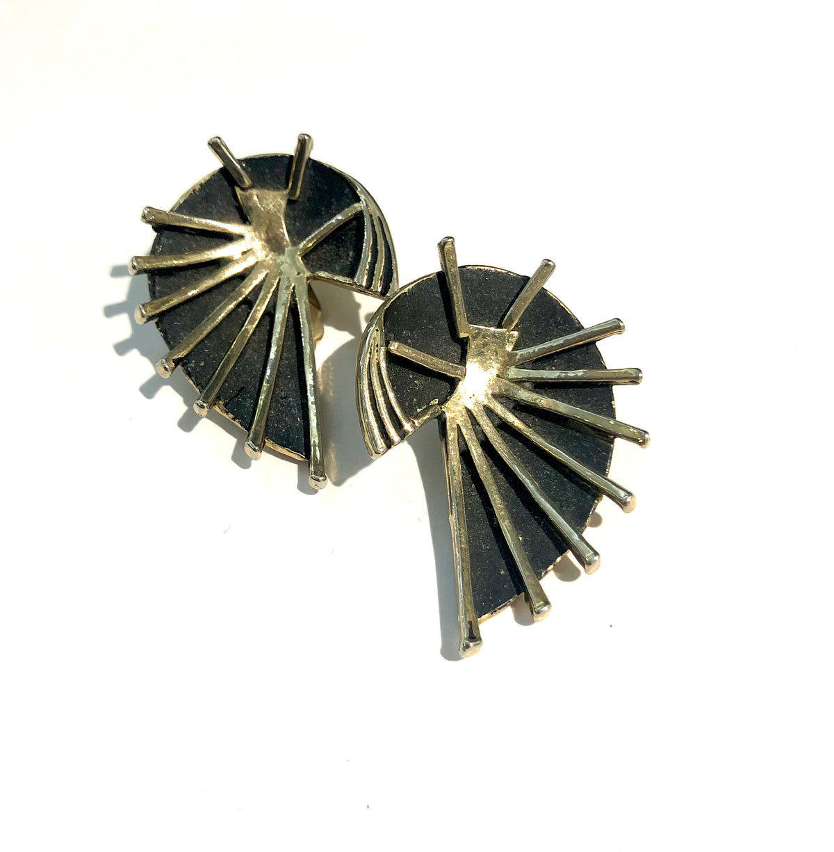 Handmade Designer Silver Clip-on Earrings