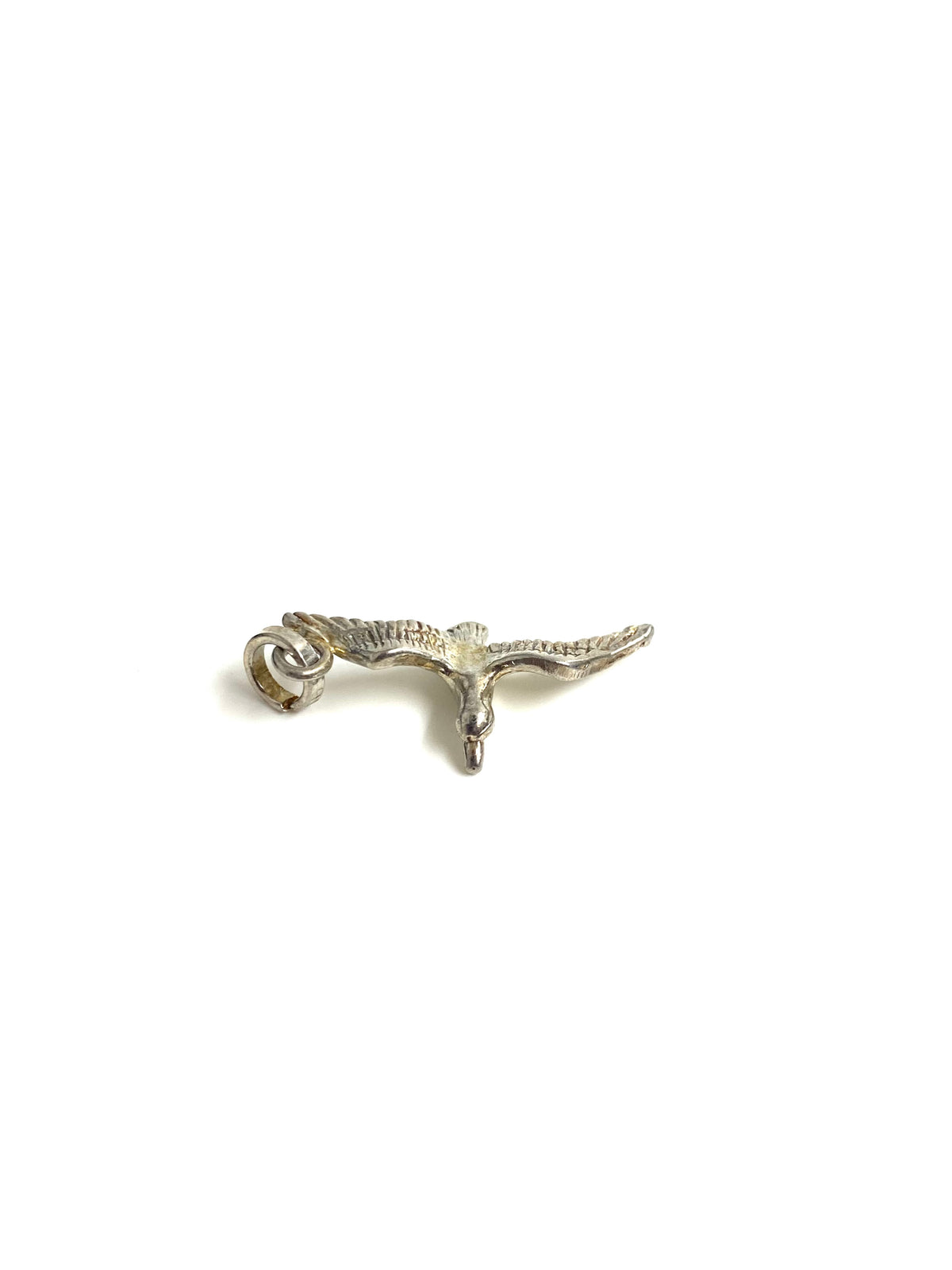 Sterling Silver Soaring Bird Charm