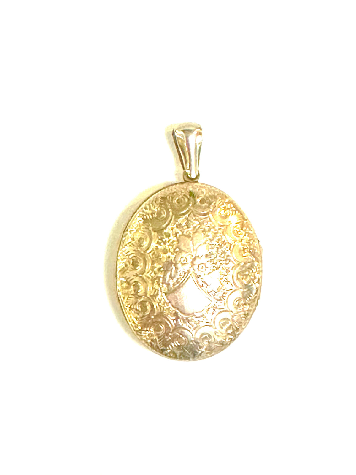 9ct Gold Locket L38mmx 30mm OD:3mm
