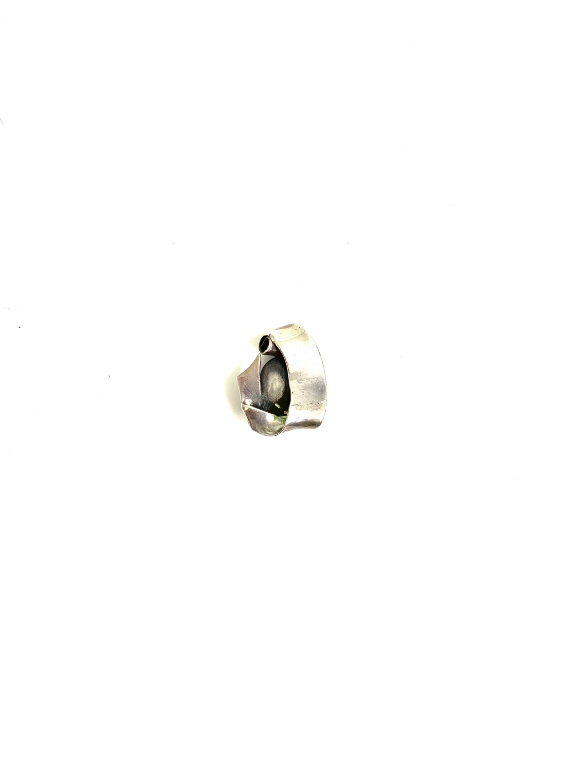 Black Opal Sterling Silver Pendant