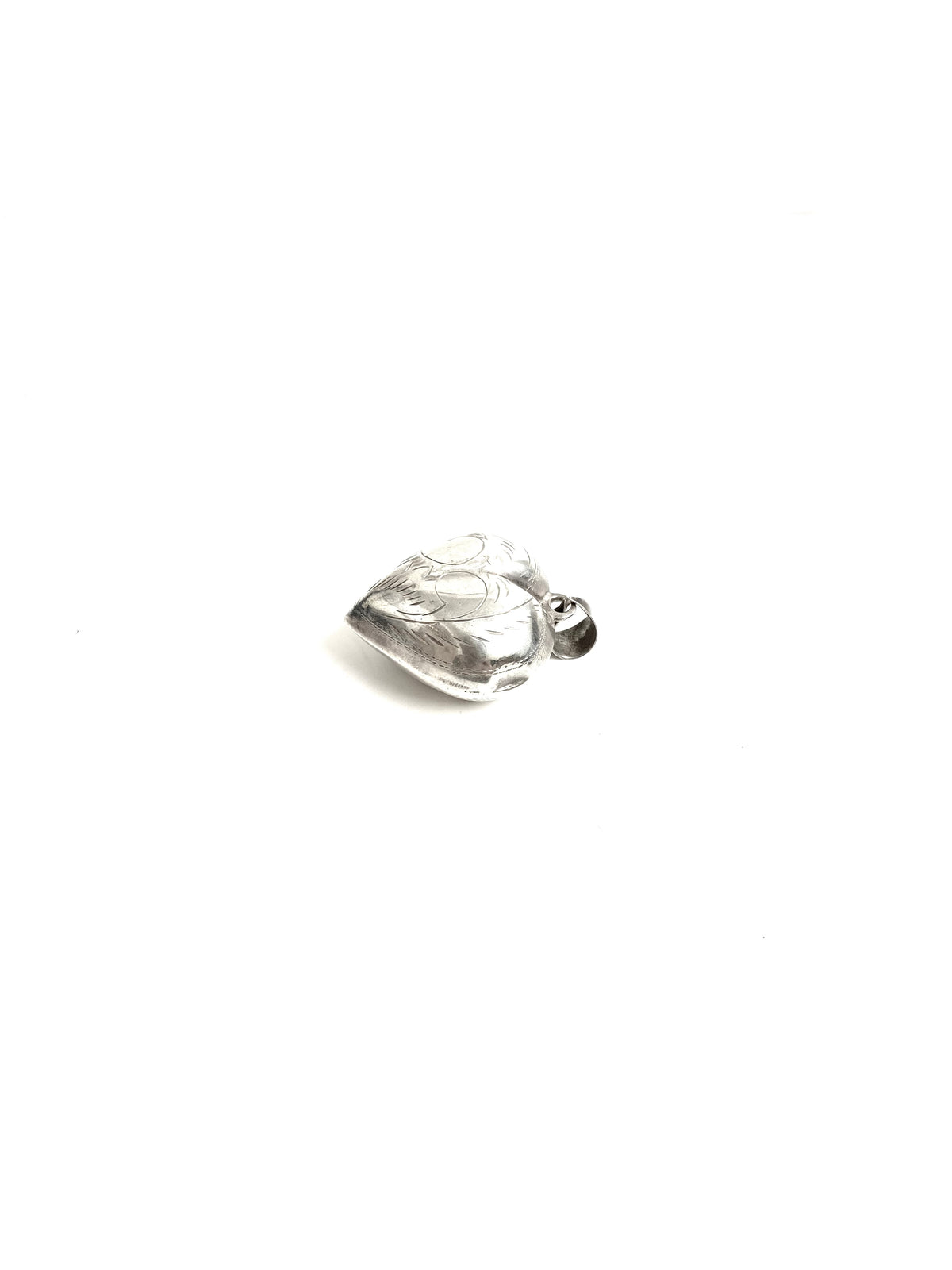 Vintage Sterling Silver Heart Pendant
