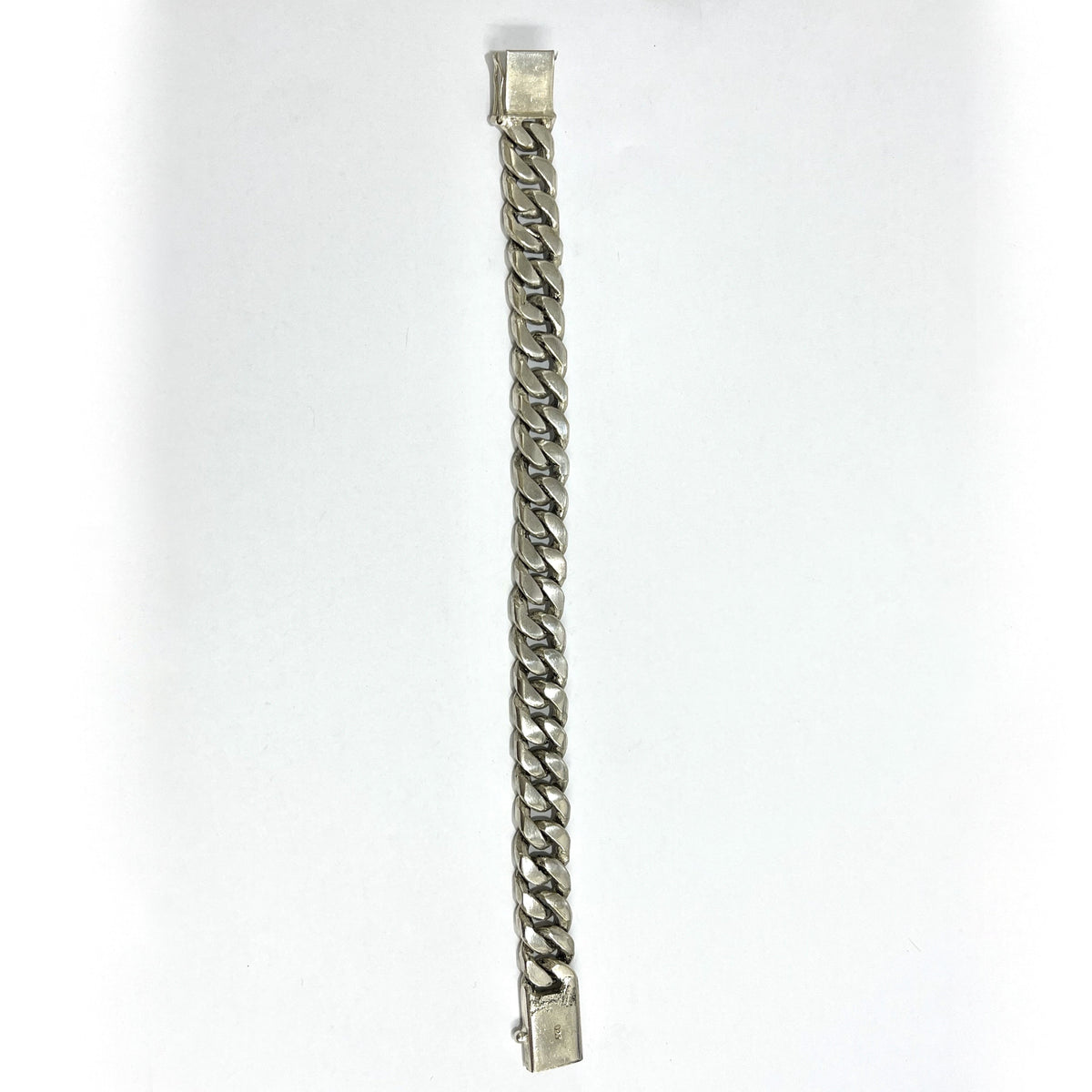 Sterling Silver Half Curb Link Chain Bracelet