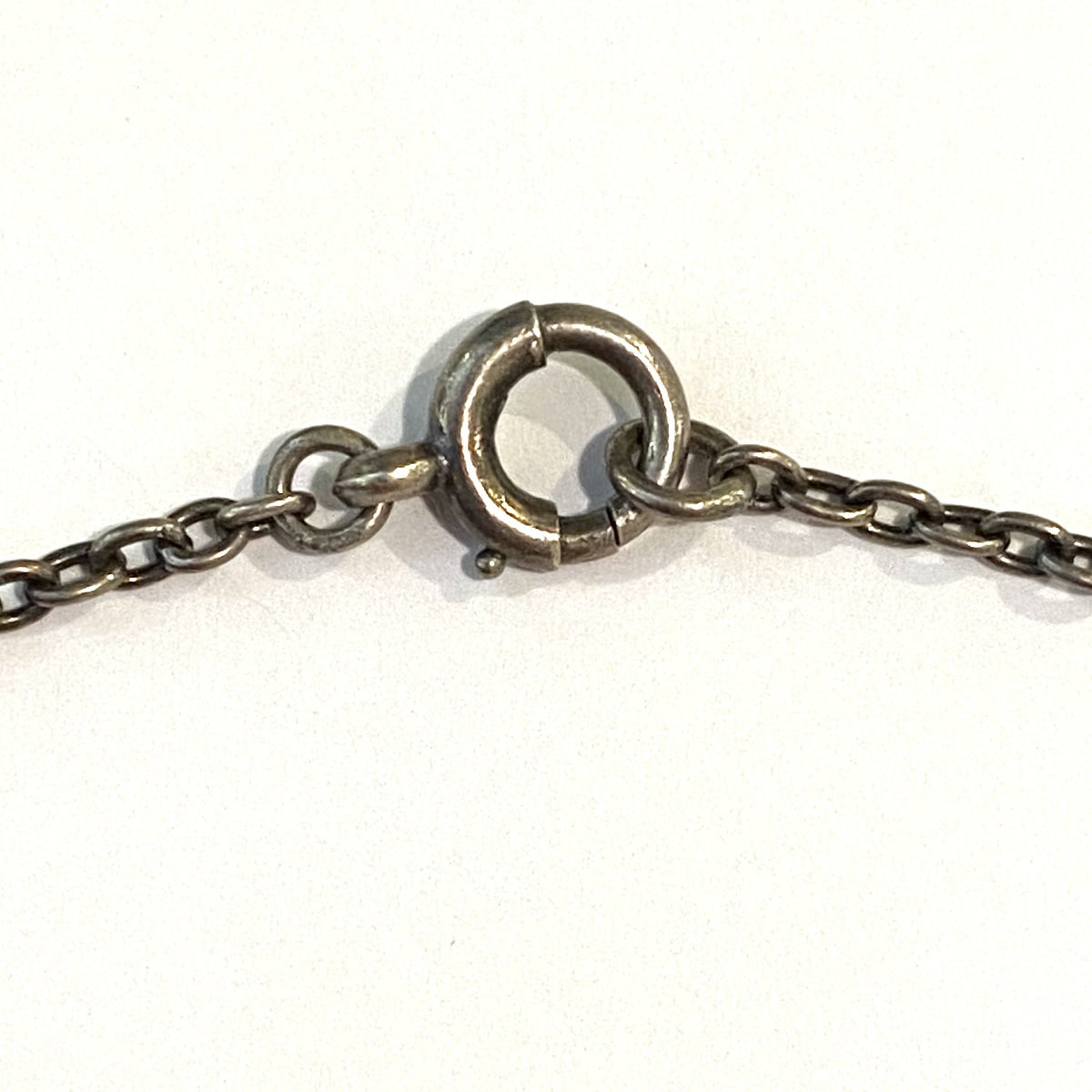 Antique Sterling Silver Yellow Citrine Necklace