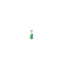 9ct Gold Emerald Pendant