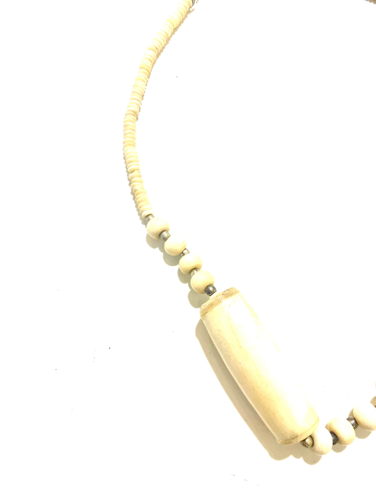 Bone Beaded Necklace