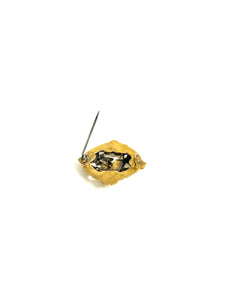 18ct Gold Forget Me Not Badge