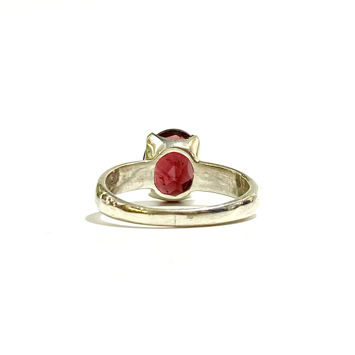 Sterling Silver Garnet Ring