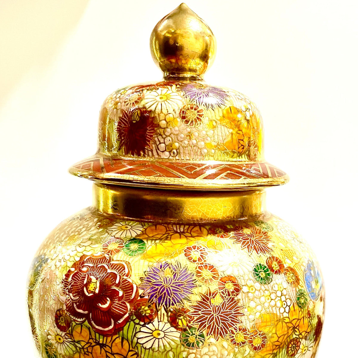 Satsuma Vase Urn Circa 1930