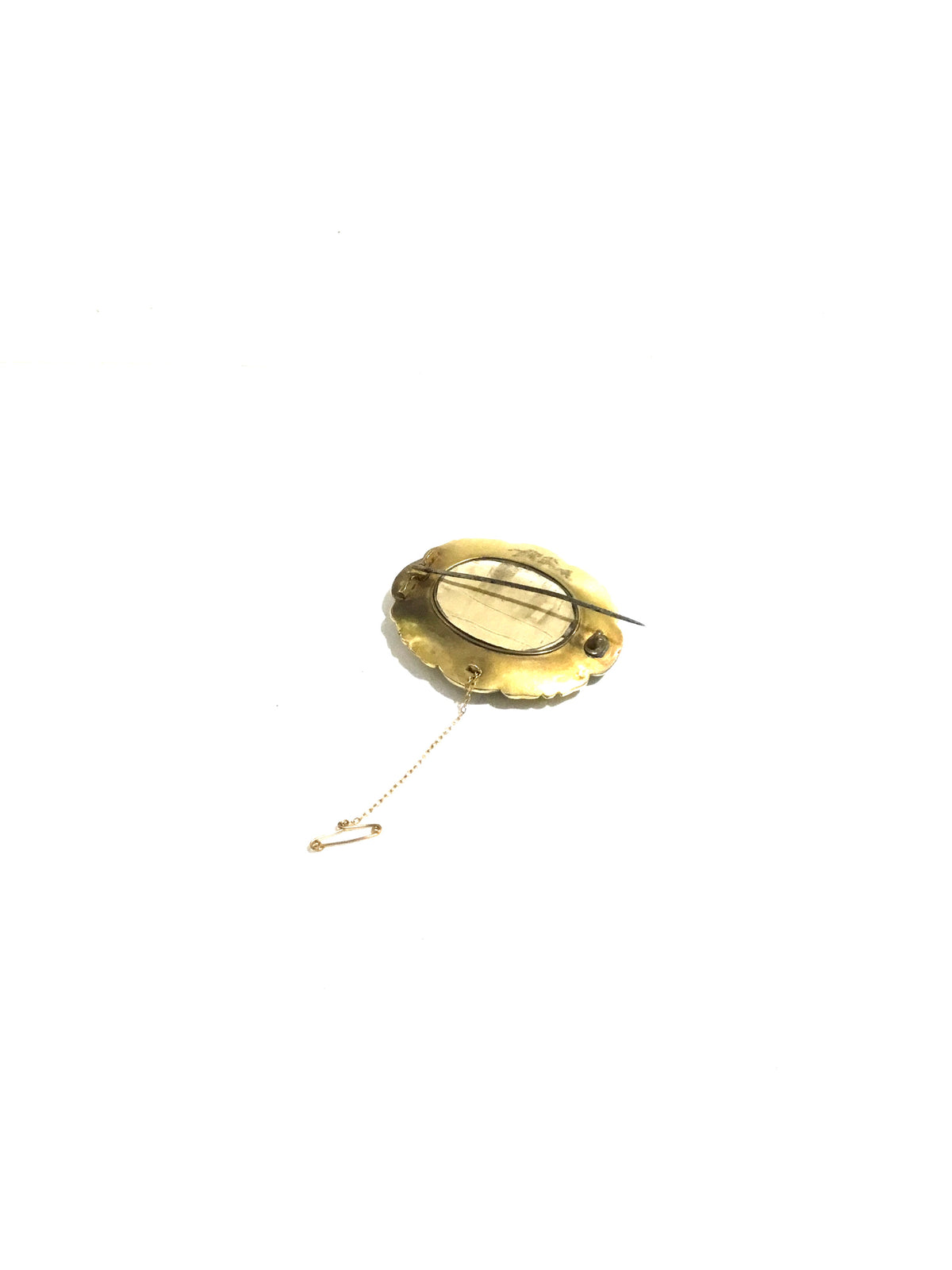 Antique 14ct Gold Mourning Brooch