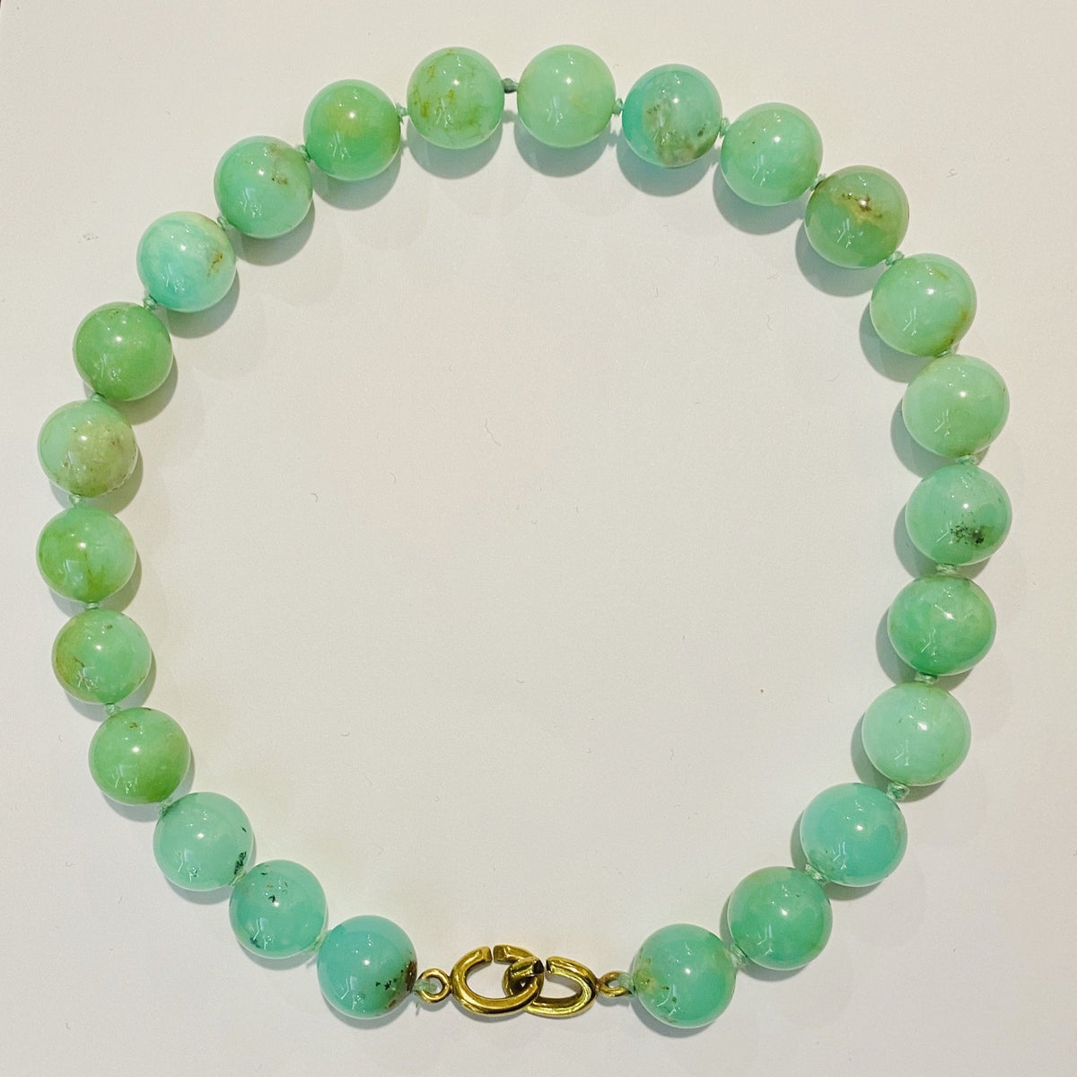 Chrysoprase Beaded Necklace