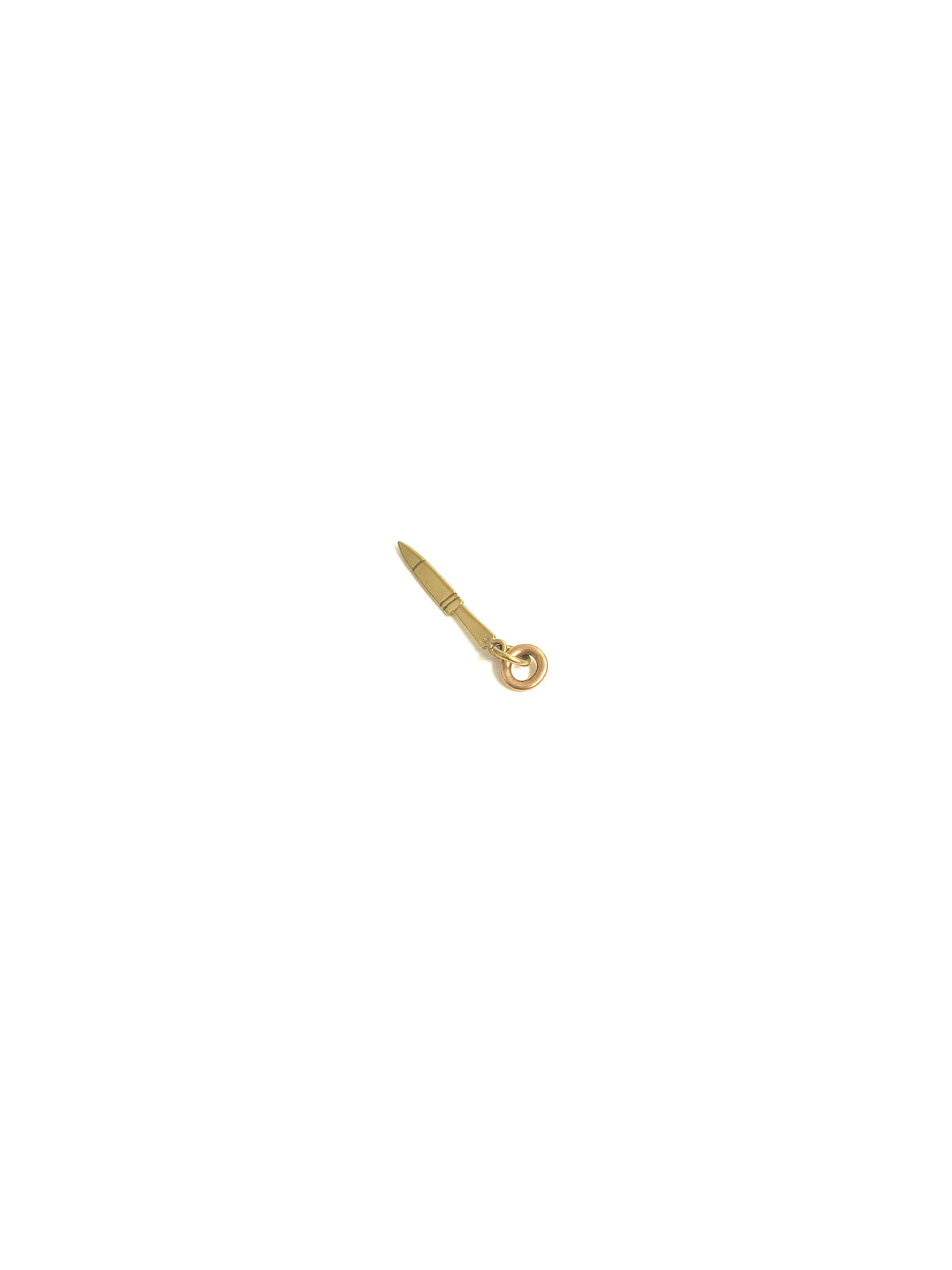 18ct Gold Knife Pendant