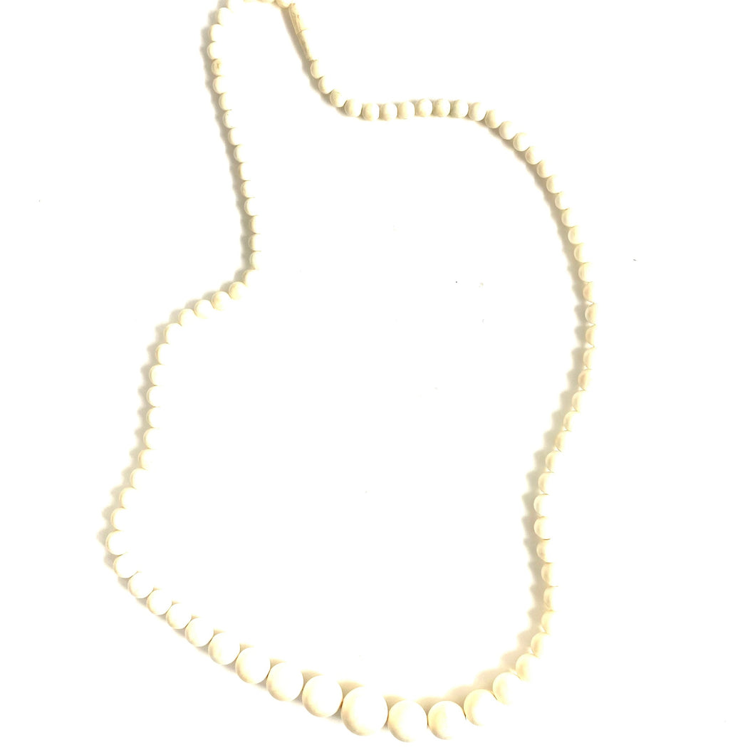 Ivory Classic Bead Necklace