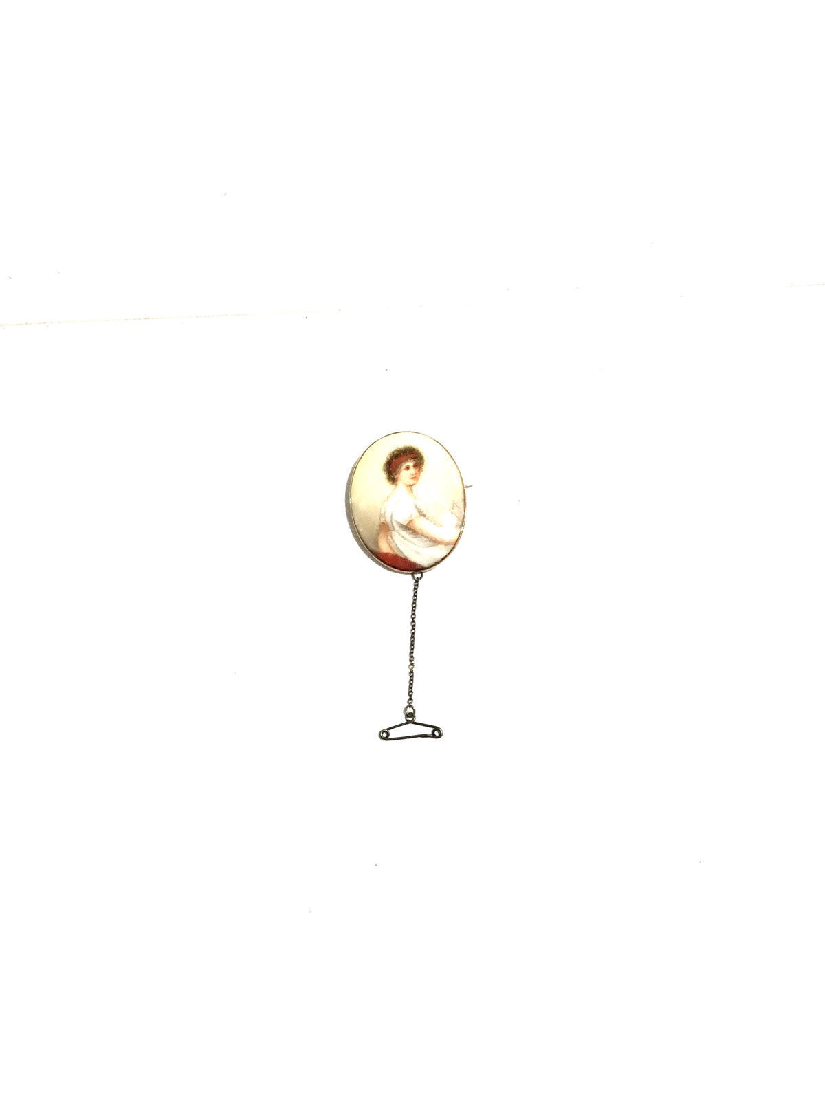 9ct Rose Gold Porcelain Miniature circa 1890