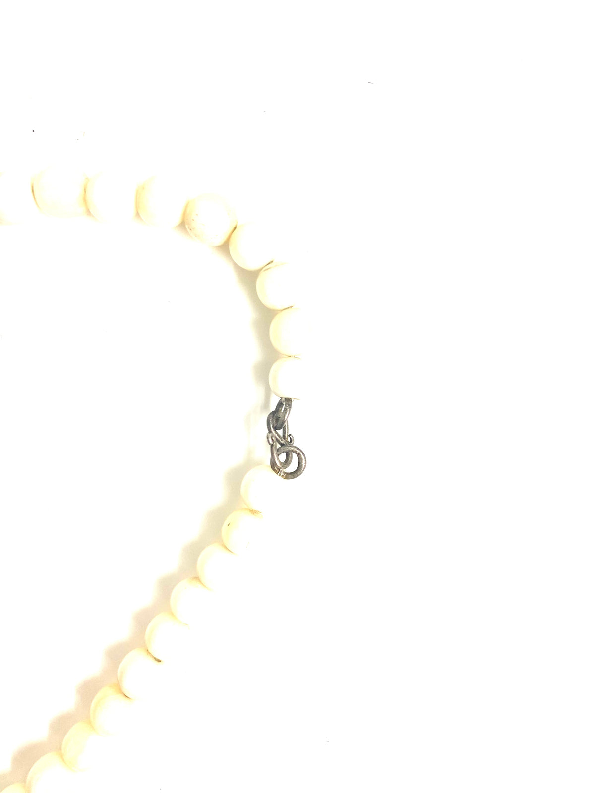 White Coral Beaded Necklace