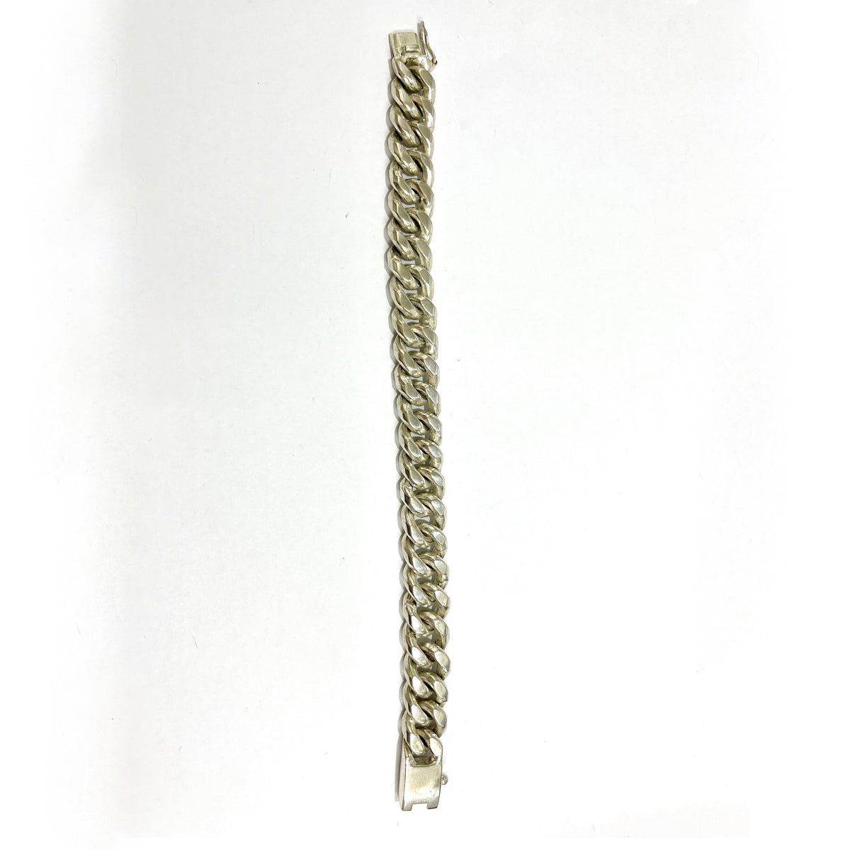 Sterling Silver Half Curb Link Chain Bracelet