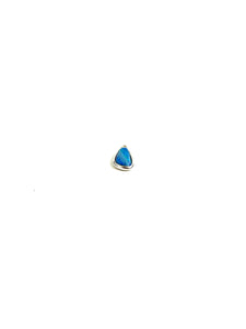 Sterling Silver Opal Asymmetric Pendant