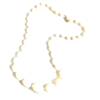 Antique Natural Ivory Art-Deco Inspired Necklace
