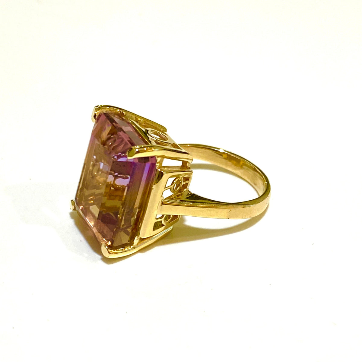 9ct Yellow Gold Ametrine Ring