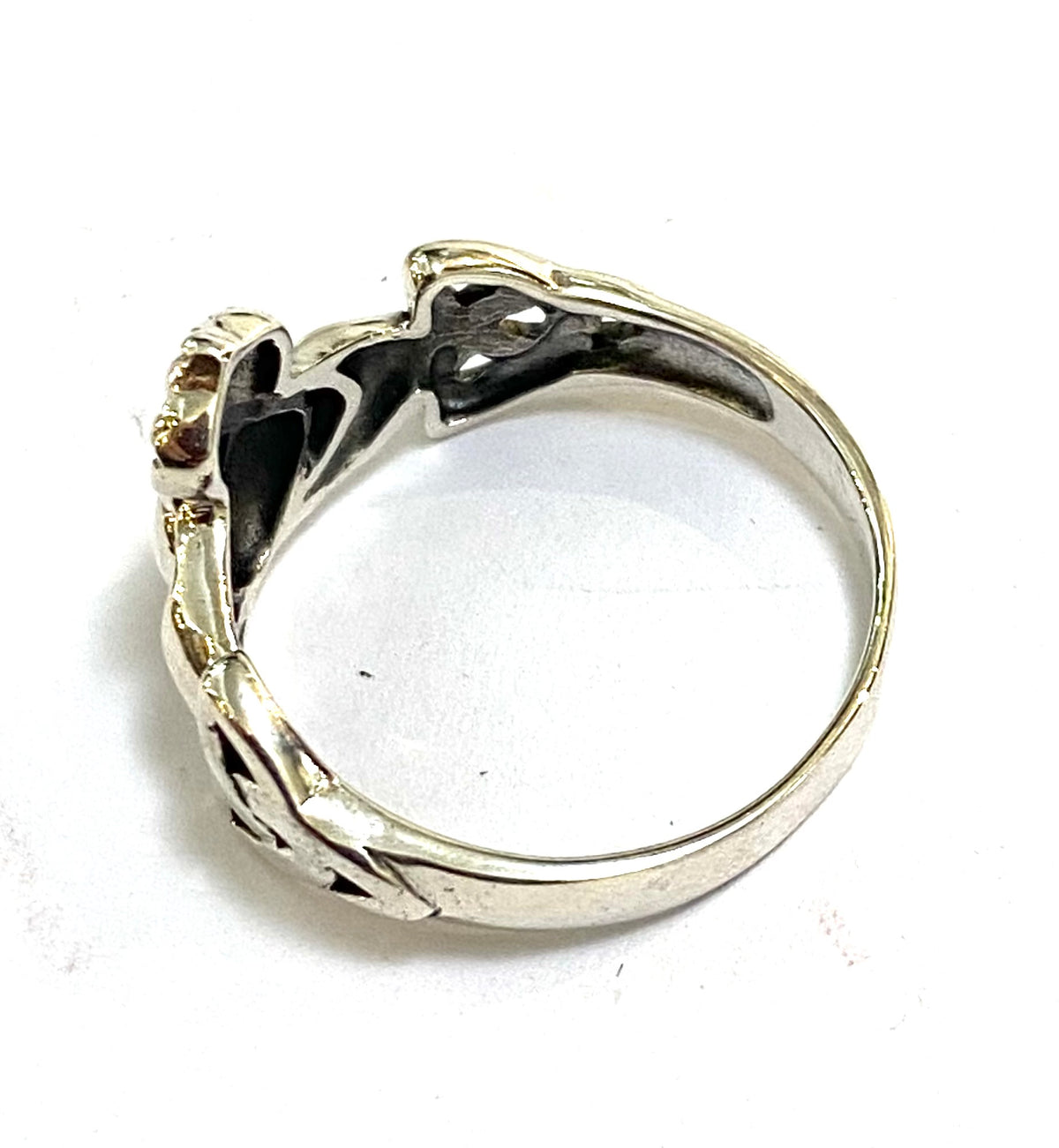 Sterling Silver Claddagh Style Ring