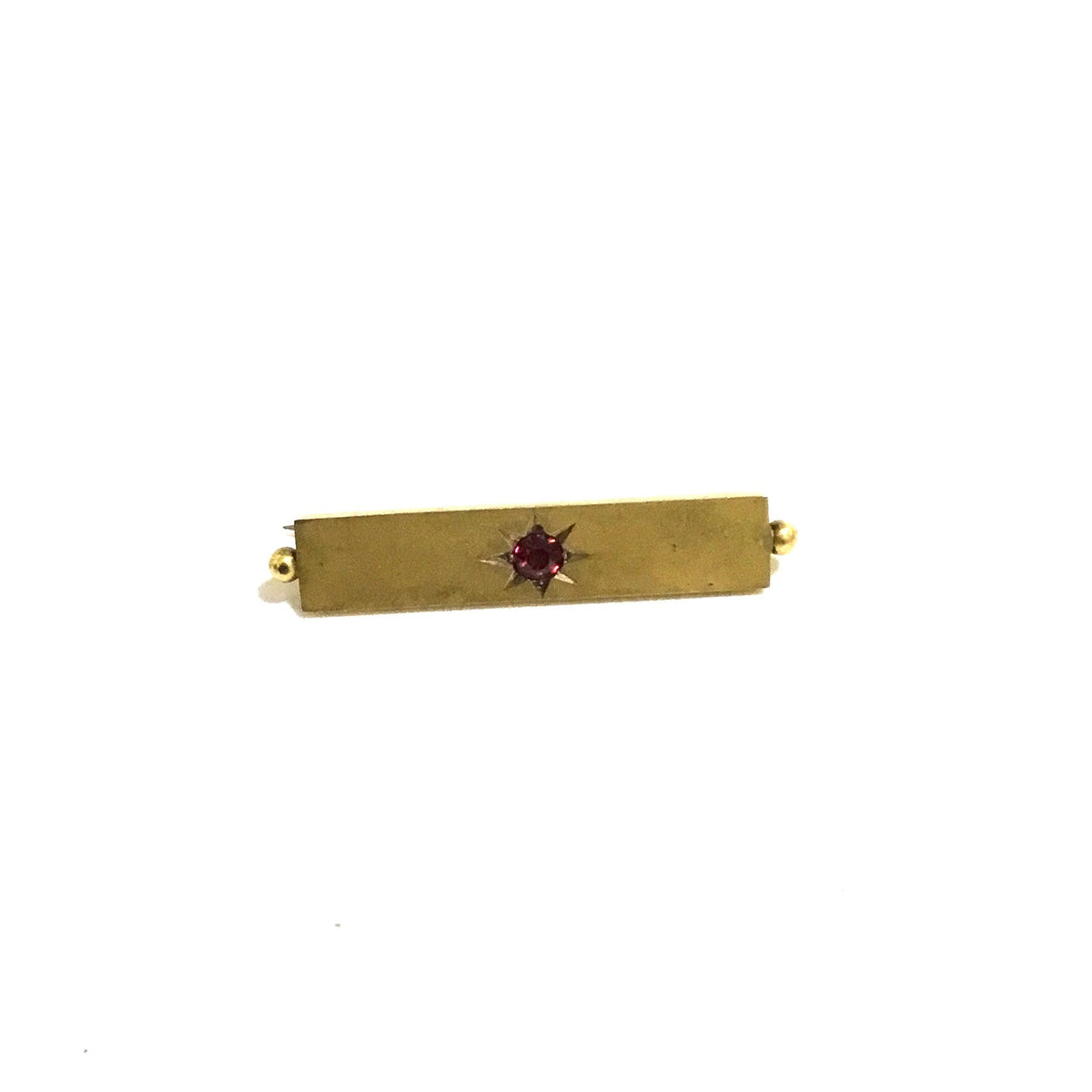 9ct Gold Bar Brooch