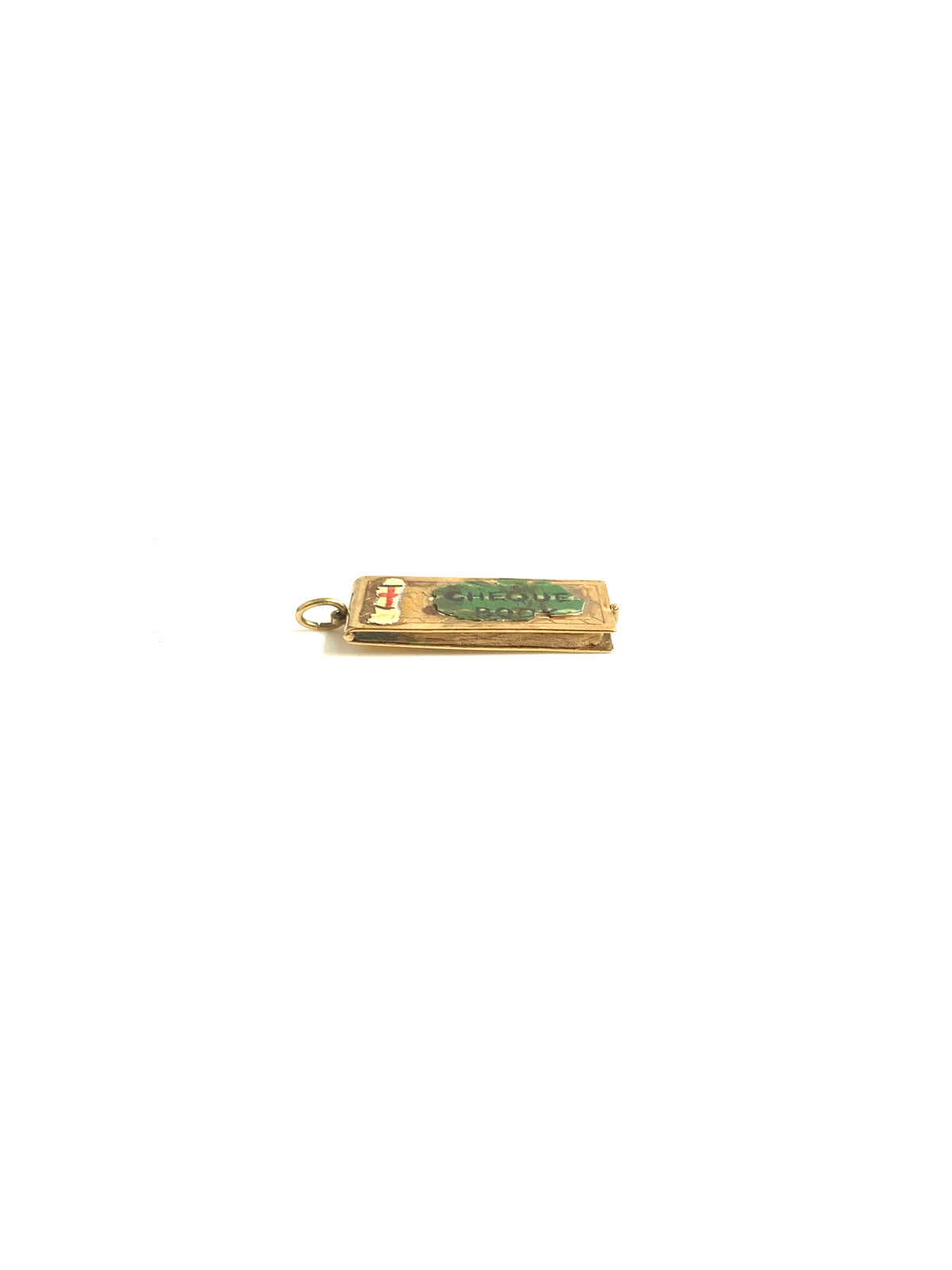 9ct Gold Cheque Book Charm