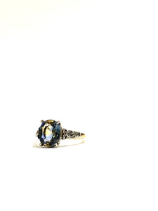 1.1ct Parti Coloured Sapphire and Diamond Ring