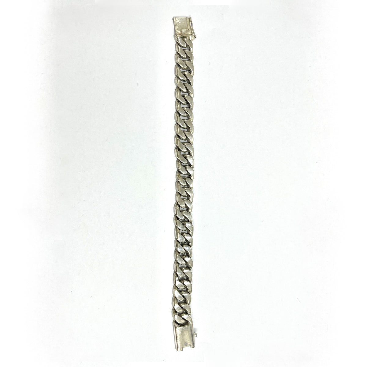Sterling Silver Half Curb Link Chain Bracelet