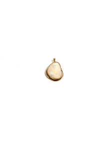 9ct Gold Solid Opal Pendant