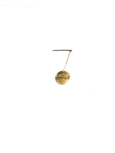 18ct Gold Onyx and Seed Pearl Pin