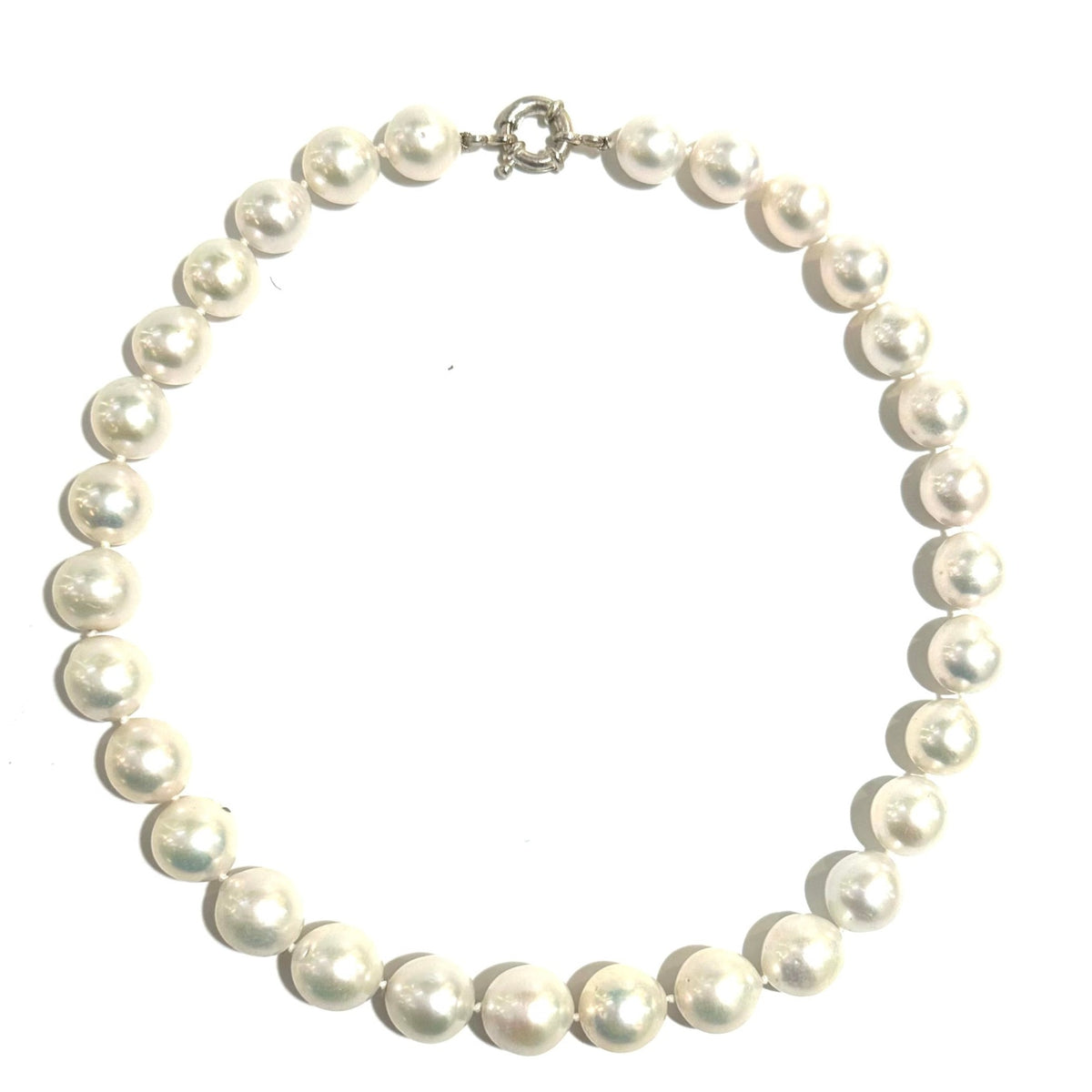 South Sea White Graduated Necklace