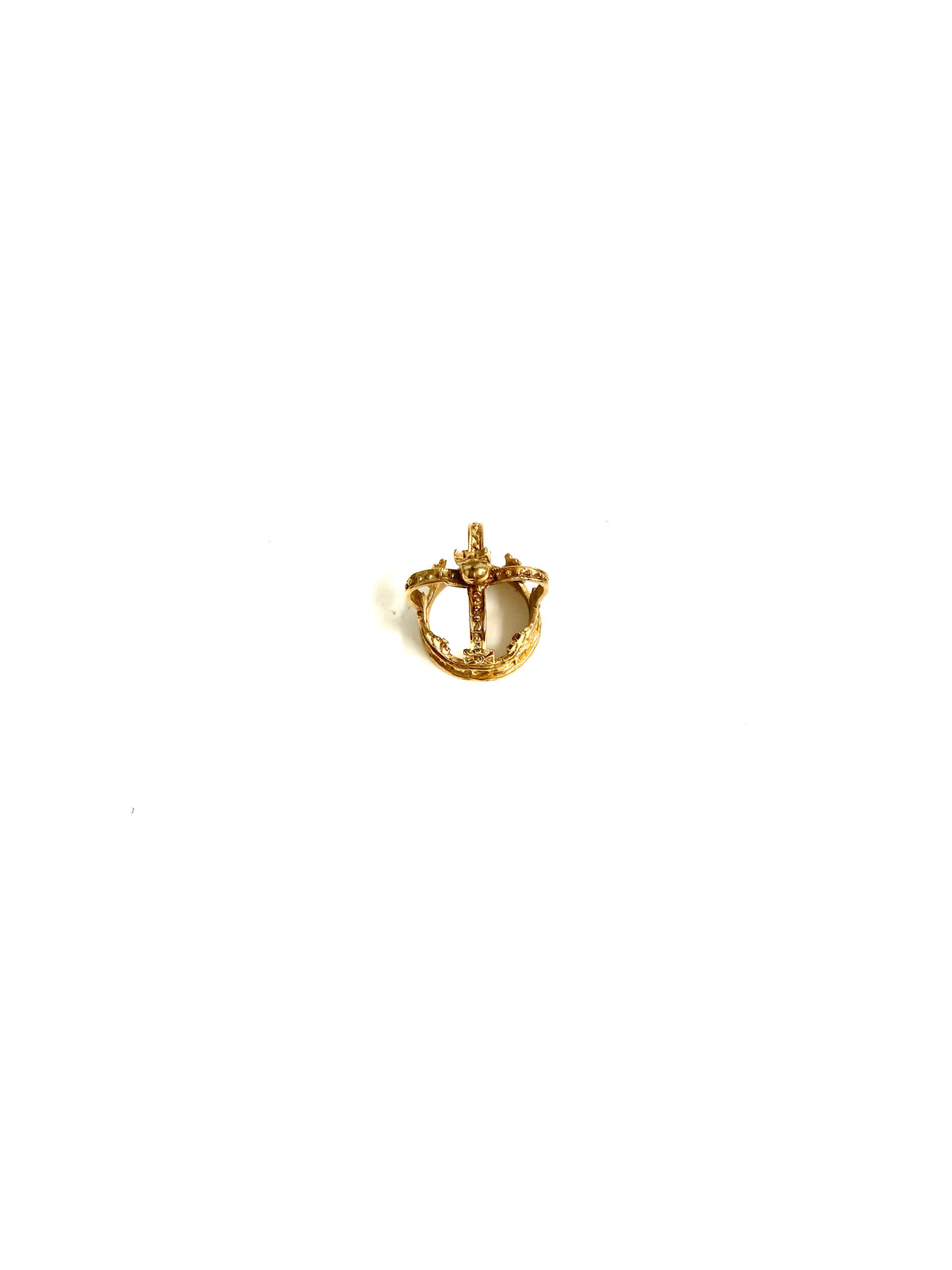 9ct Gold Crown Charm