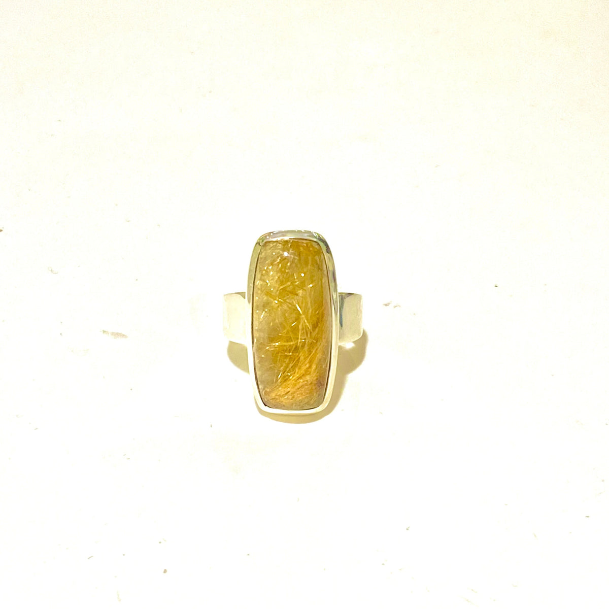 Sterling Silver Rutile Quartz Ring