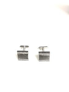 Engraved Edge Costume Cufflinks