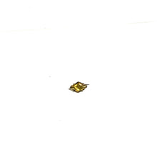 Diamond Shaped Citrine Brooch