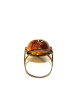 Vintage Baltic Honey Amber Ring