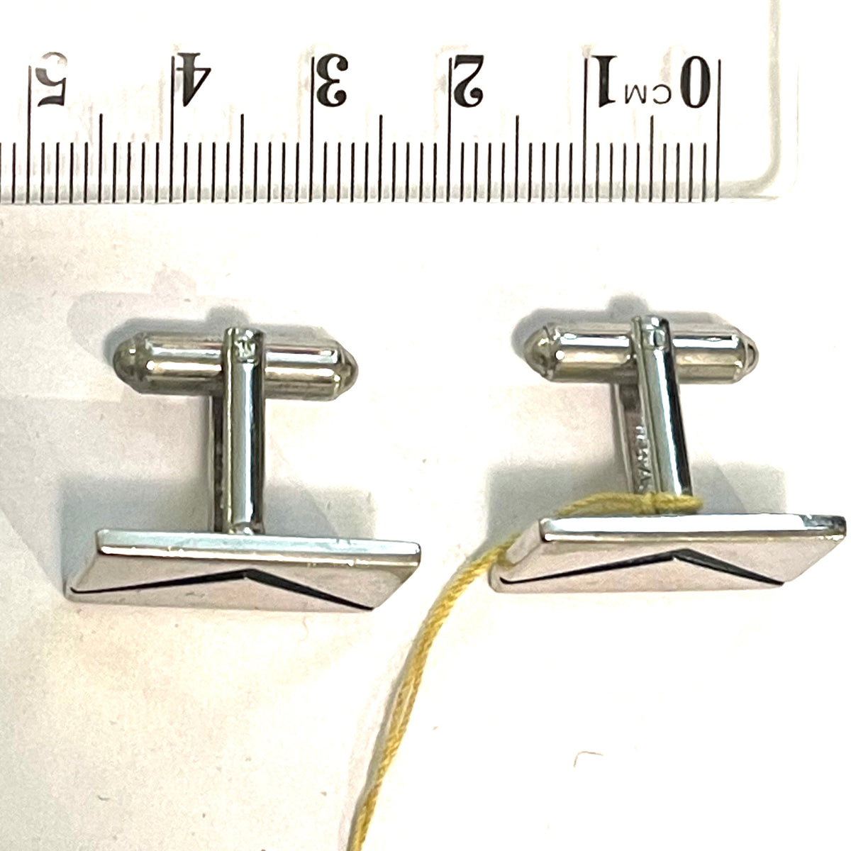 Vintage Silver Plate Envelope Cufflinks