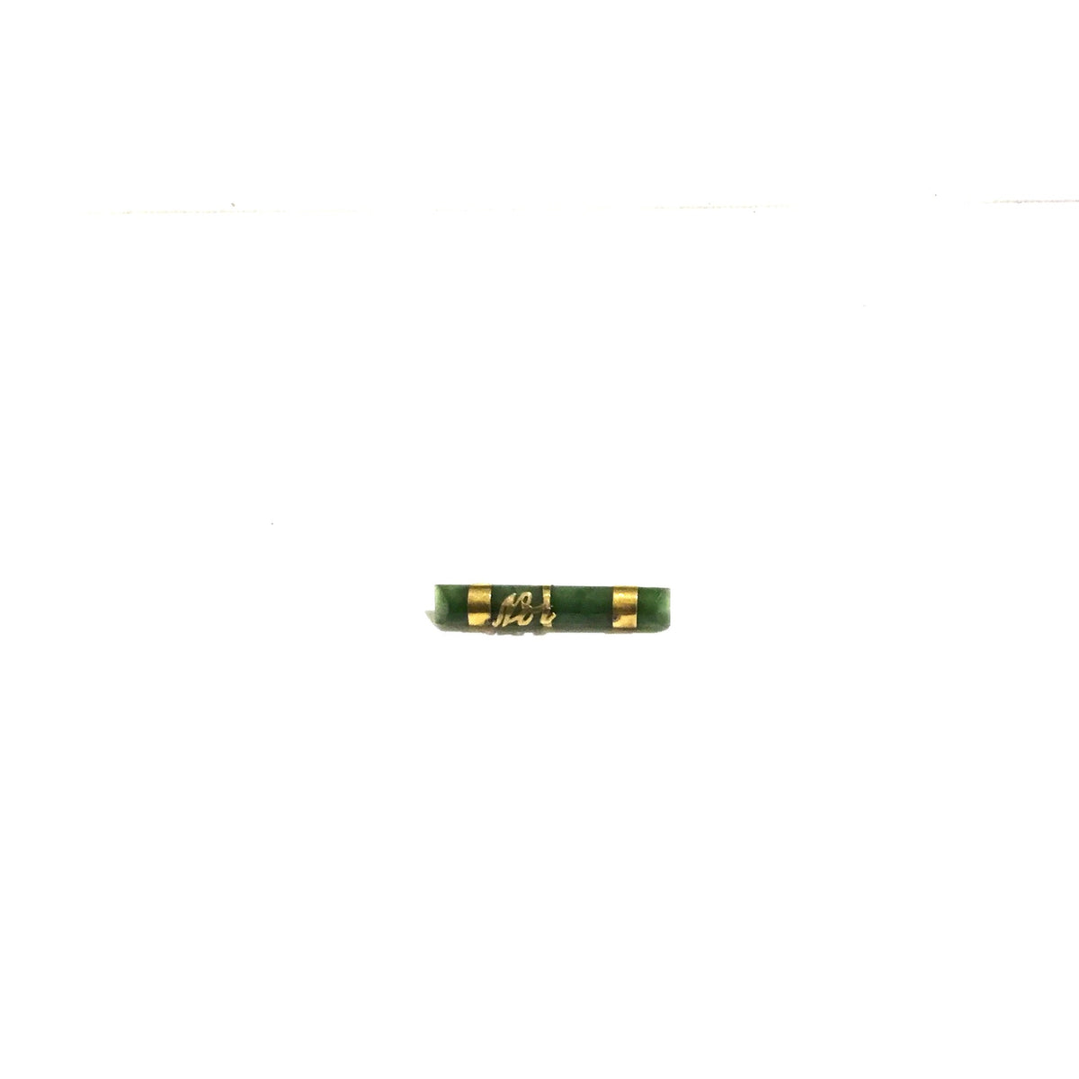 Rectangular Jade Brooch