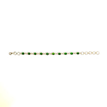 Sterling Silver Chrome Diopside Bracelet