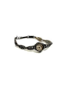 Sterling Silver and Marcasite Wristwatch