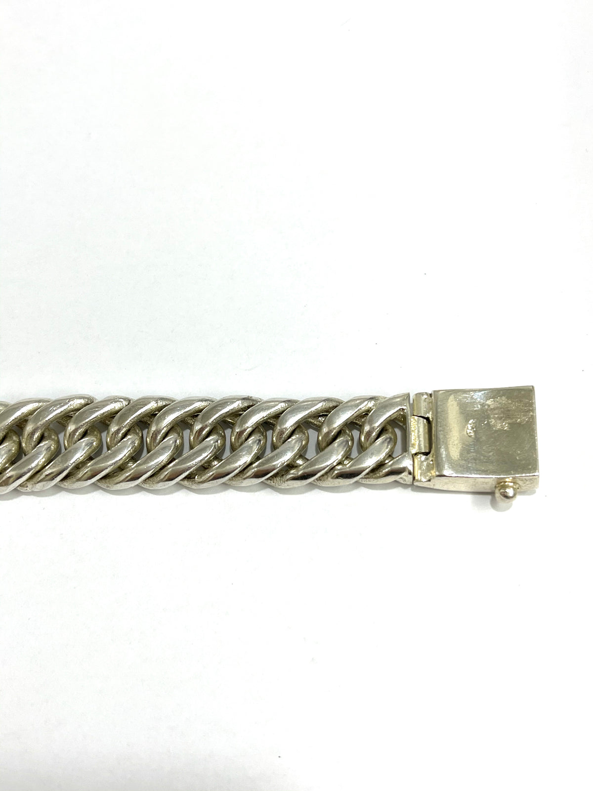 Sterling Silver Half Curb Link Chain Bracelet