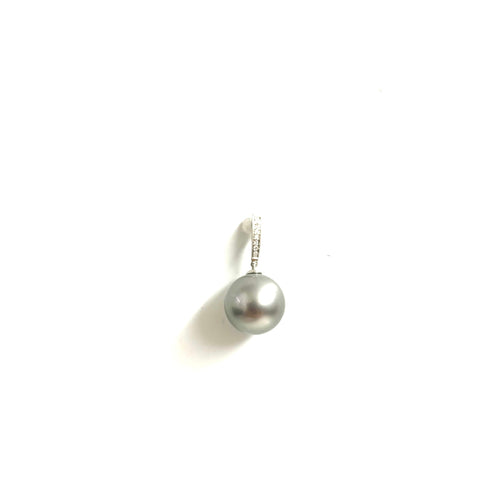 15ct Gold Black Tahitian Pearl Pendant