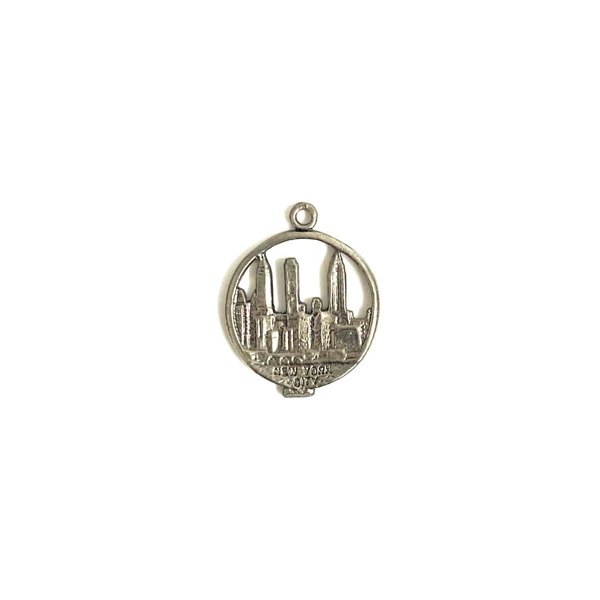 Sterling Silver New York Charm