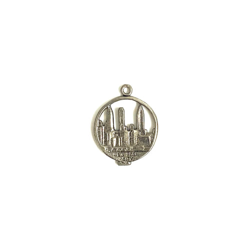 Sterling Silver New York Charm